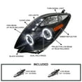 thumbnail image 4 of Spec-D Tuning Black Halo Projector LED Lamps Headlights Compatible with 2006-2008 Toyota Yaris Hatchback, Left + Right Pair Headlamps Assembly, 4 of 6