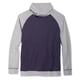 thumbnail image 2 of Univibe Mens Raglan Funnel Neck Sudadera, Azul, Small Univibe Camisa de entrenamiento, 2 of 2