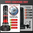 Punching Bag with Stand Adult Freestanding Heavy Boxing Punching Bag with Boxing Gloves and