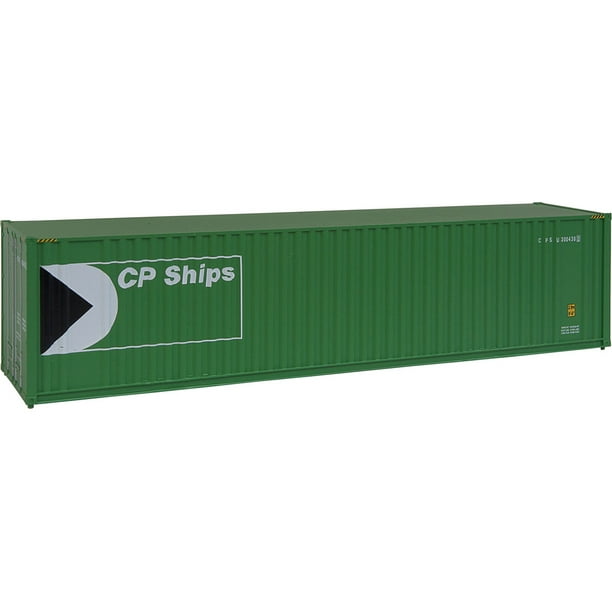 walthers ho scale 40' hi-cube shipping intermodal container cp ships  multimark