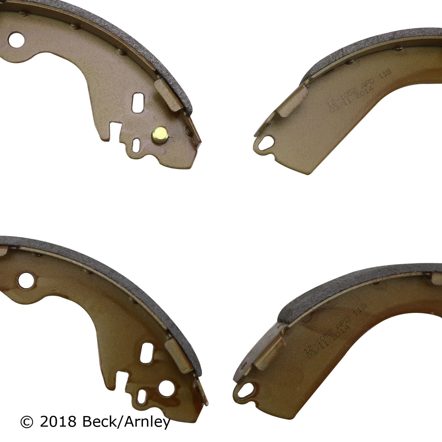 BeckArnley 081-3266 New Brake Shoes