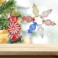 thumbnail image 5 of Farfi Decoración del árbol de Navidad Diseño colgante Escena de fiesta Decoración de ambiente festivo 6 colores Colgante de piruleta de caramelo Regalo de Navidad para niños, 5 of 5