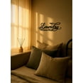 thumbnail image 6 of Vintage Metal Wall Sign w/ Pediment - Laundry, Bar, Cafe Decor,Retro Plaque Art, 6 of 6