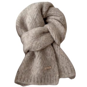JJHGVB Winter Knitted Scarf Women Winter Scarf Scarves Long Scarf Winter Scarf Soft Winter Long Thick Scarf Long Neck Scarf Soft Lightweight Winter Scarf A3-Beige One Size