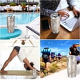 thumbnail image 7 of GZHJMY Colorful Damask Patchwork Pattern Stainless Steel Tumbler Cup with Straw & Lid Double Wall Vacuum Insulated Travel Mug Hot Cold Water Bottle Coffee Drinks Cup 20oz, 7 of 7