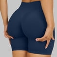 thumbnail image 2 of vigerkar Womens Gym Workout Shorts Seamless Butt Lifting Biker Shorts Soft Stretchy Booty Yoga Shorts for Women (Navy, XL), 2 of 7