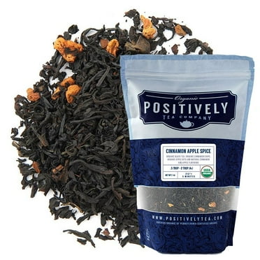 Positively Tea's Organic Cinnamon Apple Spice Black Tea, Loose Leaf, 1 Pound Bag
