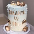 thumbnail image 6 of Gold Alphabets Cake Toppers, 26Pieces Cake Decorations for Crafting Personalize Cake Messages, 6 of 9