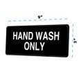 thumbnail image 3 of Alpine Industries 9 in. x 3 in. Wash Only Sign 5-Pack, 3 of 3
