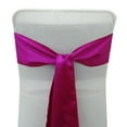 thumbnail image 2 of Darling Souvenir Pack Of 25 Satin Chair Sashes Bow Sash For Wedding & Events Supplies Party Decoration Chair Cover Sash - Colors Available, 2 of 5