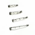 thumbnail image 5 of Bar Pins Brooch Clasp Pin Backs Safety Pin 120pcs Silver Name Tags, Badges (20mm 25mm 32mm 38mm), 5 of 7