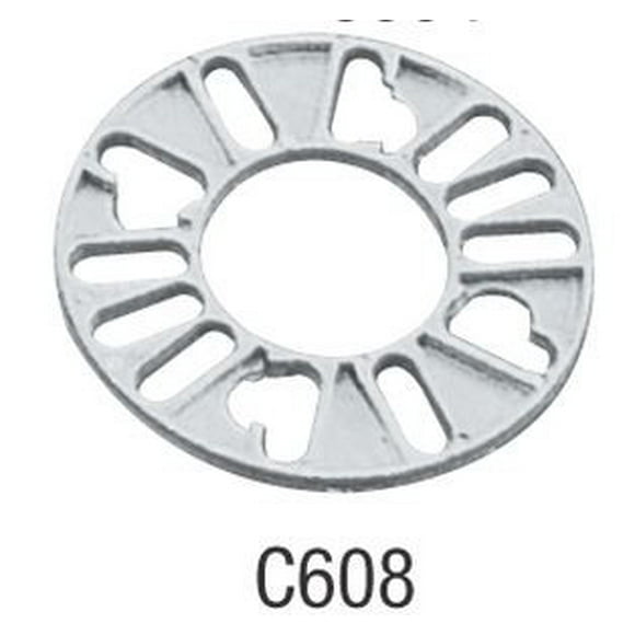 Topline Parts Wheel Spacer C608 72.39 Millimeter Hub Size; 21/64 Inch/8.4 Millimeter Thick; Aluminum; Single