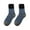 Blue, variant on dianhelloya 1 Pair Attractive Long Socks Heat Storage Multi-color Patchwork Solid Pattern Men Warm Socks for Daily Wear Black Gray