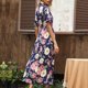 thumbnail image 1 of Vestido Floral, Dobladillo Volante Para Mujer, Vestidos De Pascua, Colores Vivos, Patrón De Flores, Cintura Alta Para Boda Fugacal Ocean Broad Surfboard Fins, 1 of 6