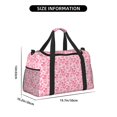 thumbnail image 3 of Honeii pink heart Print Gym Bag,Carry on Weekender Overnight Bag, Travel Duffel Bags, Personal Item Travel Bag,Tote Bag,Workout Dance Bag, 3 of 7