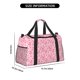 thumbnail image 3 of Disketp pink heart Bolsa de Viaje Tipo Duffle, Bolso de Mano para Fin de Semana para Mujer, Bolsa de Gimnasio Ligera para Hombre, Esencial para Viajes, 3 of 7