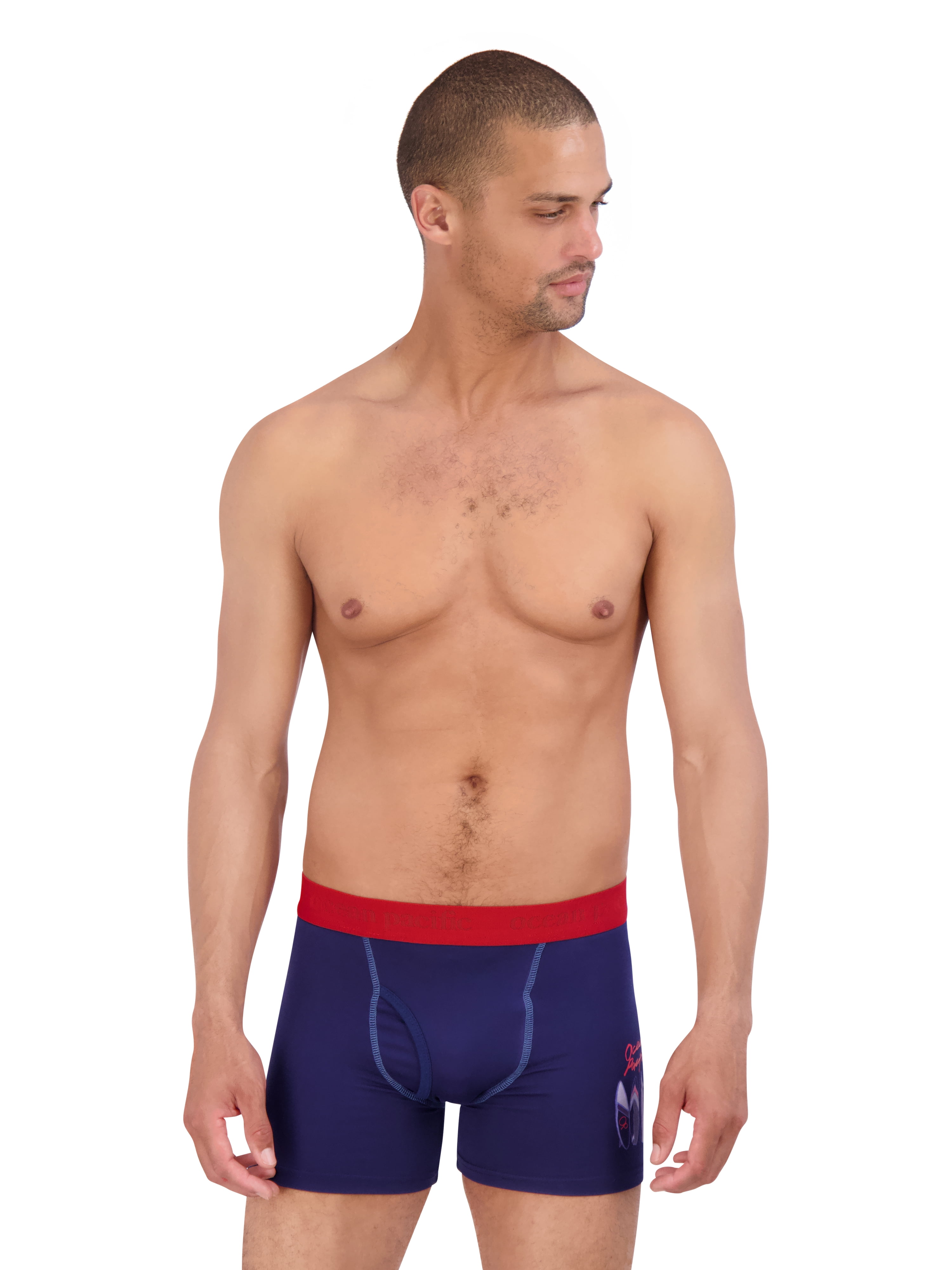 Ocean Pacific Men's Brushed Poly Boxer Briefs, 2-Pack, Sizes S-XL