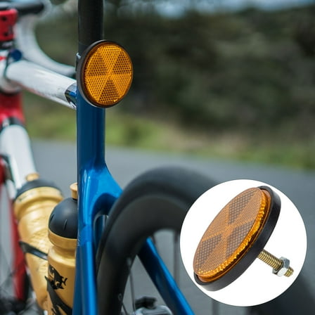 LABSERRON Bike Reflector Kit High Reflectivity 4Pcs 6x0.39in