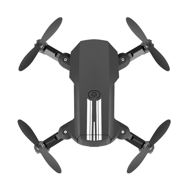 Kearding Dron con cámara para exteriores, plegable, para mantener la altitud, modo sin cabeza, cuadricóptero, retorno de una tecla, avión con Accesorios para drones aéreos Negro Caja 1080P