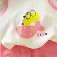thumbnail image 5 of Splozh Toddler Boy Clothes Toddler Boys Vest Summer Set Breathable Sleeveless T Shirt Vest and Shorts Set Cartoon Baby Outfits Pink,3-6 Months, 5 of 5