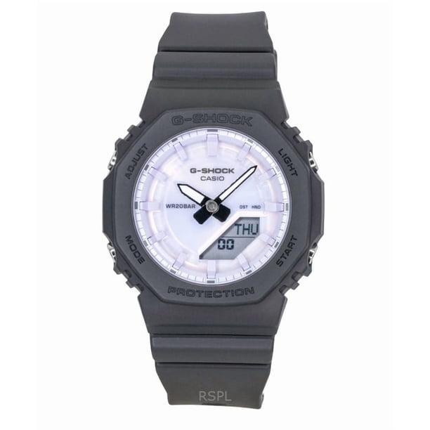 Casio Reloj G-Shock Analógico Digital con Correa de Resina de Base Biológica, Esfera Morada, Cuarzo GMA-P2100PC-1A, 200 M, para Mujer