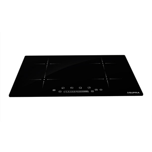 Parrilla de inducción magnética touch SUPRA INDUZIONE 76 para empotrar 4 quemadores 14 niveles de potencia
