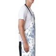 thumbnail image 5 of Cauagu Rose Flowers Aprons with Pockets,Waterproof Apron for Women,Kitchen Cooking Apron Adjustable Bib Aprons Chef Apron for Cooking,Drawing,Crafting, 5 of 8