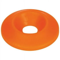 Allstar Performance ALL18699-50 Countersunk Washer - 1/4 in ID - 1 in OD - Plastic - Neon Orange - Set of 50