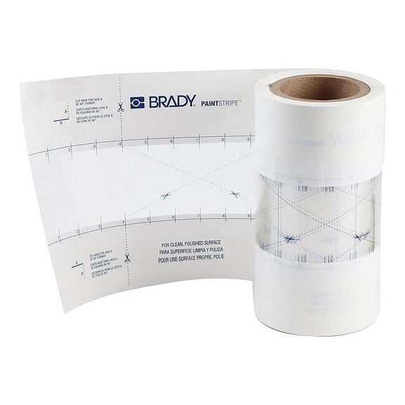 Floor Stencil,Polypropylene,5" Overall H, 148814 148814