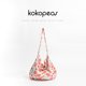 thumbnail image 2 of KOKOPEAS Bolso bandolera bohemio con flores, de lujo, de alta calidad, tipo hobo, bolso de mano portátil para mujer, para compras, 2 of 5