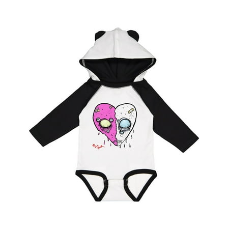 

Inktastic Broken Heart Gift Baby Boy or Baby Girl Long Sleeve Bodysuit