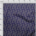 thumbnail image 2 of oneOone Cotton Poplin Fabric Leaves & Floral Block Print Sewing Fabric BTY 42 Inch Wide, 2 of 4