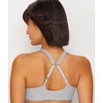 thumbnail image 2 of Hanes Ultimate® ComfortBlend® T-Shirt Front-Close Underwire Bra Silver Shadow Heather 38D Women's, 2 of 2