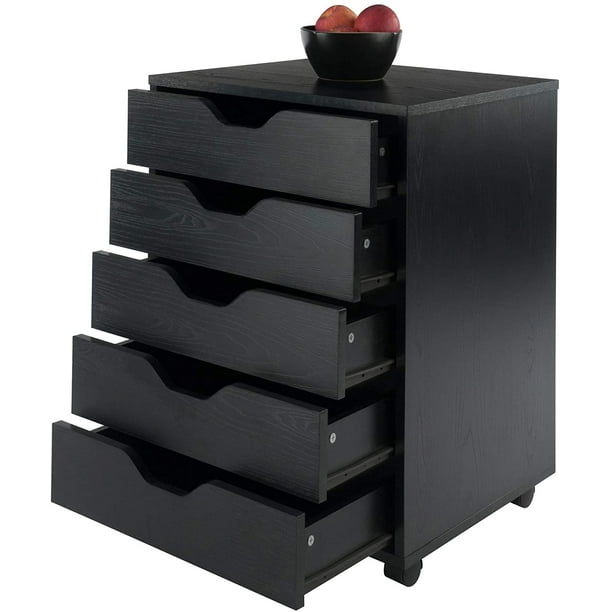 5 Tier Files Cabinet Wooden Rolling Filing Cabinet With Wheels Mobile Filing Storage File Vertical Cart Under Desk Office Organization And Storage File Cabinet 9 2x15 9x26 3in White A1356 Walmart Com Walmart Com