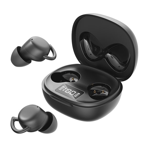 Sleep Earbuds Noise Cancelling, 5.4 Sleep Headphones for Side Sleepers, Lightweight Comfortable Mini Earbuds HiFi Sound Quality & 25 Hours