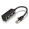 thumbnail image 1 of Methold Ethernet Adapter Splitter Cable Professional Reusable Cables LAN Splitters Network Portable for Computer Accessories Type3 NO3, 1 of 6