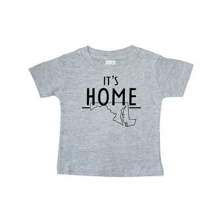 

Inktastic It s Home- Maryland State Outline Gift Baby Boy or Baby Girl T-Shirt