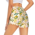 thumbnail image 3 of Goofa Hawaii Palms Printed Women 2 in 1 Running Shorts,Quick Dry Athletic Workout Shorts,High Waisted Athletic Shorts with Liner Pockets-X-Large, 3 of 9