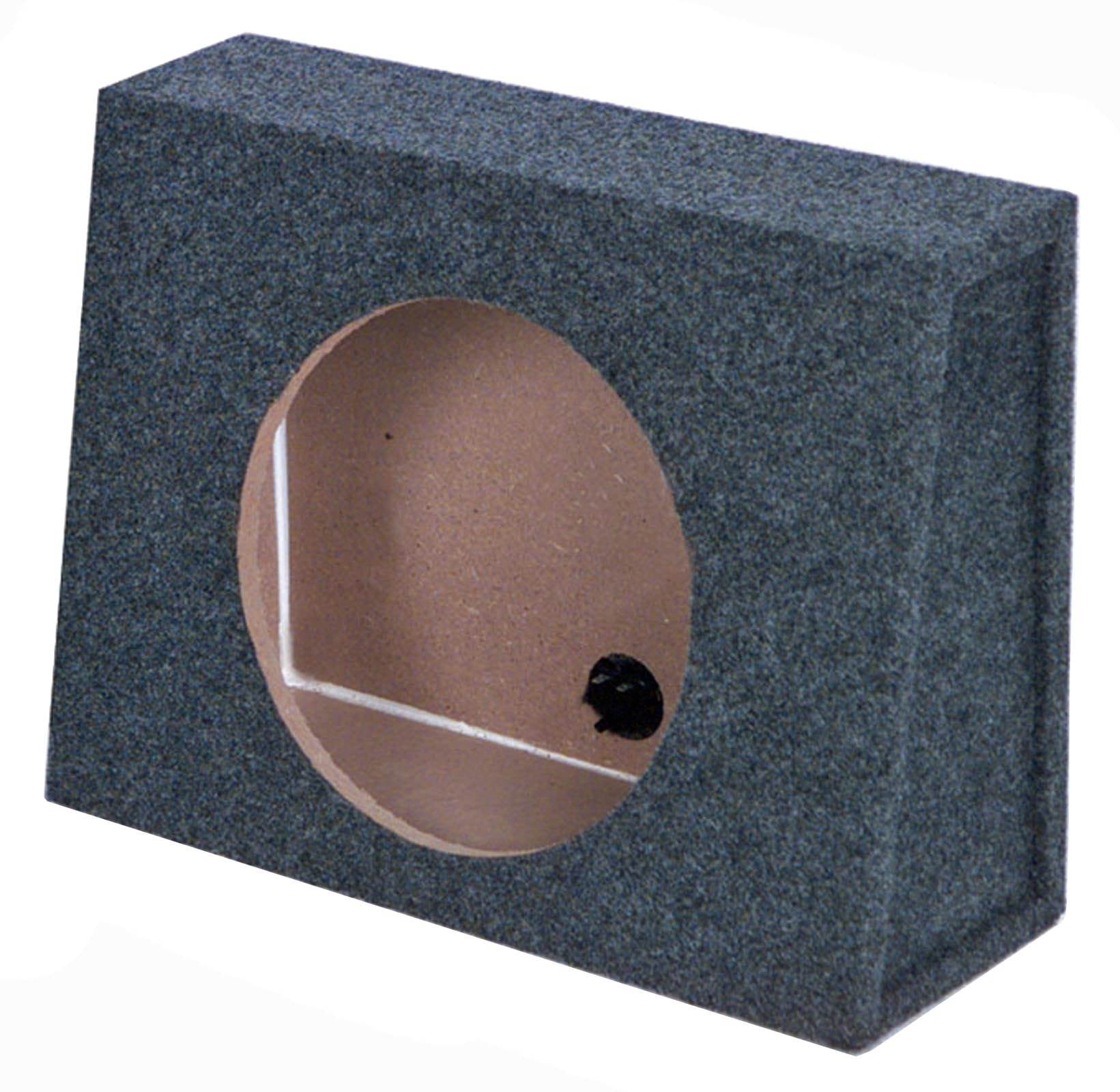 10" inch MDF Black Carpet Sub Subwoofer Sealed Enclosure Car Audio Bass Box 25cm 