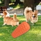 thumbnail image 4 of Squeaky Dog Toys Entrenamiento duradero y de limpieza Zanahoria Fernando Juguetes para masticar, 4 of 8