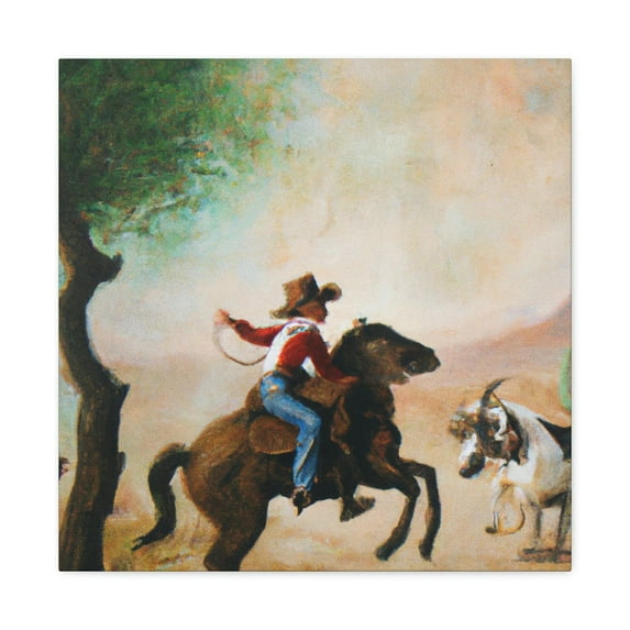 Rodeo: A Rococo Tale - Canvas