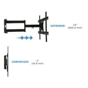 Mount-It! Full Motion TV Wall Mount with Long 24 Extension, Fits 32-70 TVs, Capacity 100 lbs.