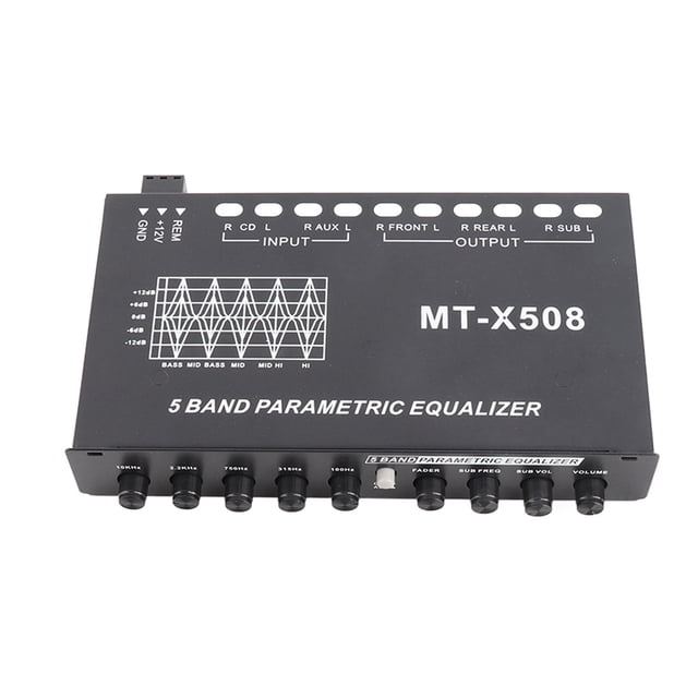 Amplificador de Automóvil Eq de 5 Bandas, de Sonido Superior de Hierro de Hierro