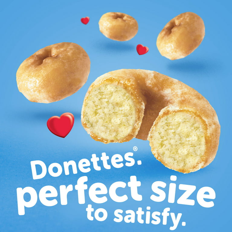 Hostess® Donettes® Maple Glazed Mini Donuts 10.5 oz. Bag, Doughnuts, Pies  & Snack Cakes