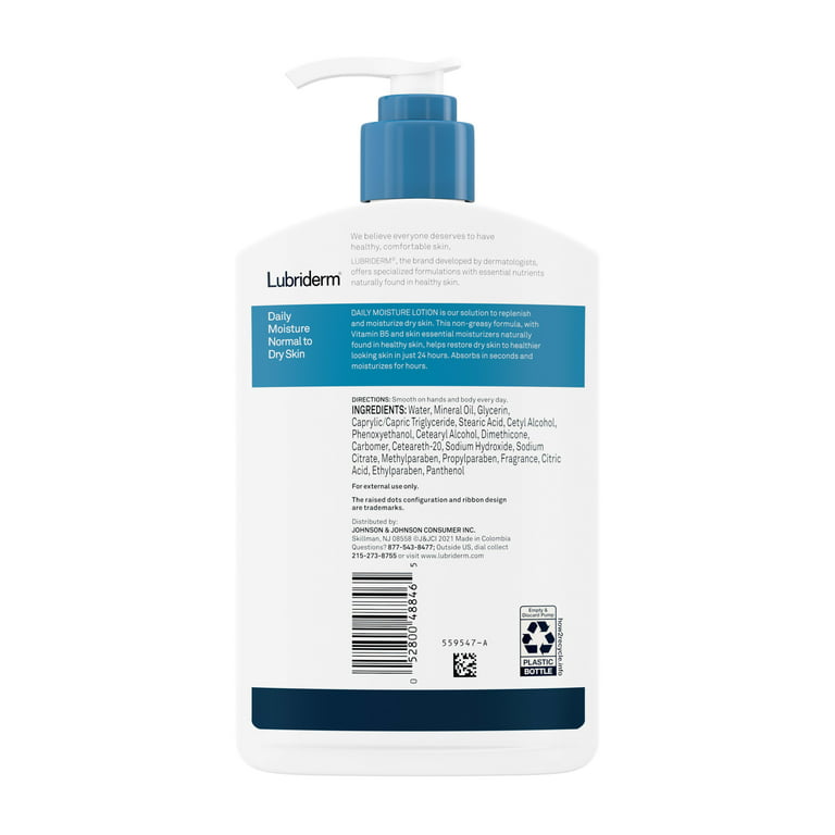 Måge dannelse Bevæger sig ikke Lubriderm Daily Hydrating Body Lotion with Pro-Vitamin B5, 16 fl. oz -  Walmart.com