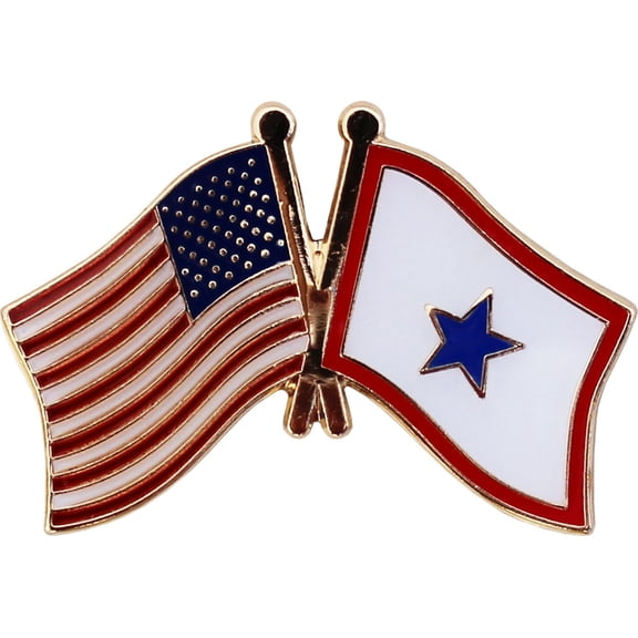 Service Banner Friendship Pin