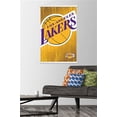 thumbnail image 2 of NBA Los Angeles Lakers - Logo 13 Wall Poster with Wooden Magnetic Frame, 22.375" x 34", 2 of 3