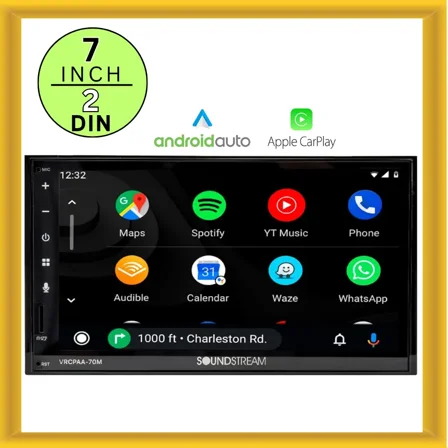 Soundstream VRCPAA-70MW 2DIN 7" Touchscreen Wireless Digital Multimedia Receiver