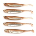 thumbnail image 4 of 5 señuelos de pesca blandos para agua dulce y salada, trucha, lubina, 10 cm, verde, 4 of 4