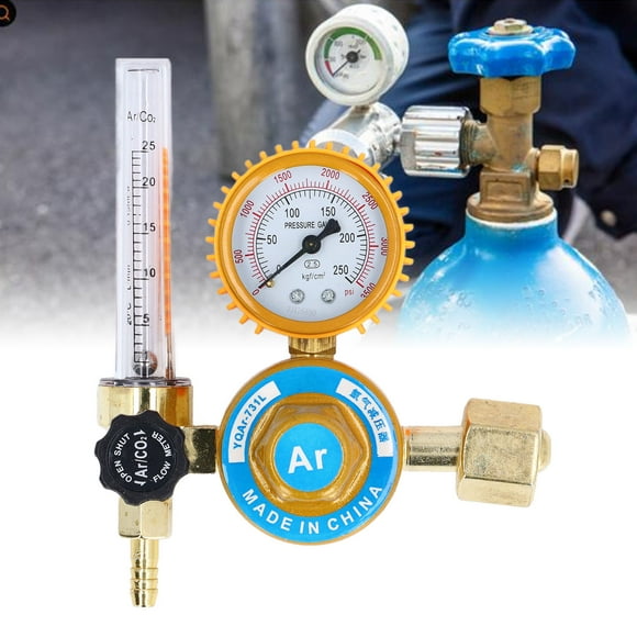 Argon Gas Regulator, Simple Installation 0 To 3500psi Argon Meter for Pipeline System